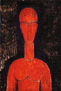 Red Bust, Amedeo Modigliani